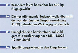 Vorteile der Minimal-Schwelle