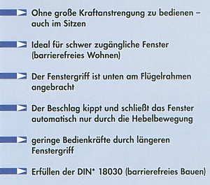 Vorteile vom Kippfenster
